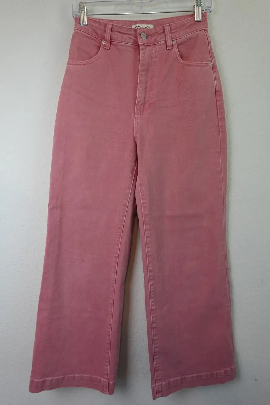 Rolla's Sailor High Rise Wide Leg Jeans Size 26